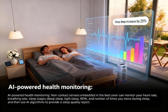 غطاء مرتبة تبريد بدرجة حرارة ثابتة ذكي بالجملة، وسادة مرتبة مبردة بالماء - تقنية تبريد نشط متقدمة