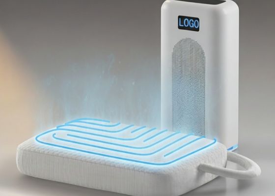 وسادة مرتبة للتدفئة والتبريد توفر إدارة مزدوجة للمنطقة و ألياف الخيزران الناعمة لليالي مريحة