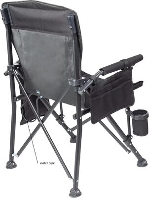 كرسي تخييم تبريد محمول بتصميم مريح ووسادة تبريد قابلة للفصل لأنشطة وفعاليات خارجية مريحة