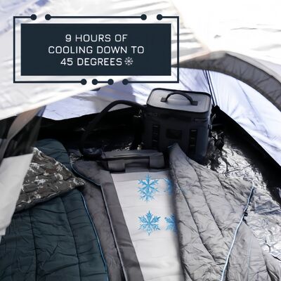 Cooling Camping Chair Equipped With Cordless Usb Powered Water Circulation System And Dual Zoned Cooling Zones For All Day Outdoor