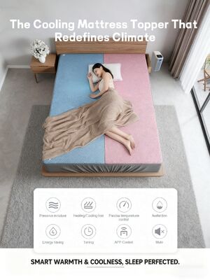 التبريد عالي الكثافة الفراش المبرد بالماء الأحجام المخصصة قابلة للطي تصميم محمول داعم تدليك الراحة قابلة للغسيل
