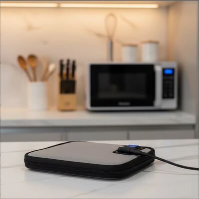 كيس التدفئة السندويش المحمول حسب الطلب USB كهربائي 12 فولت سخان الطعام للسيارة المنزلية والاستخدام الخارجي