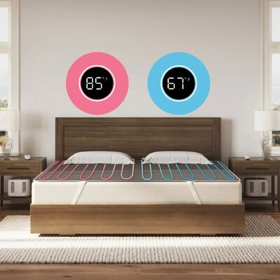 Hot Selling Heated and Cooled Mattress Pad Custom Dual Heating and Cooling Mattress Pad for Sleep