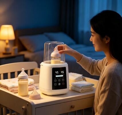 Baby Bottle Warmer Offering Multiple Heating Modes Including Steam and Warm Milk Functions with User Friendly Controls