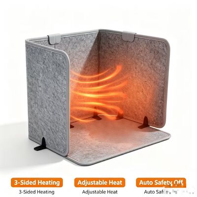 Electric Heated Foot Warmer Pad, Windproof Waterproof 3 Gear Temperature Control 53*97cm Customizable 220V Heating Foot Plate for Winter Home Office Use