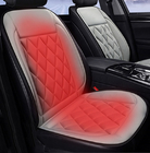 غطاء مقعد السيارة من الجلد المُدفأ ، وسادة مقعد التدفئة بالأشعة تحت الحمراء البعيدة SHEERFOND OEM