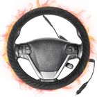 غطاء عجلة القيادة بتدفئة الجرافين الأشعة تحت الحمراء البعيدة مادة جلد PU ODM