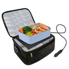 حقيبة تسخين الطعام الكهربائية المحمولة متعددة الوظائف مقاس 9.1 × 11.5 × 5.5 بوصة