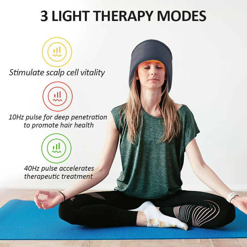 660nm نمو الشعر قبعة LED العلاج الضوء الأحمر و 270 LED الضوء الأحمر والعلاج بالليزر قبعة